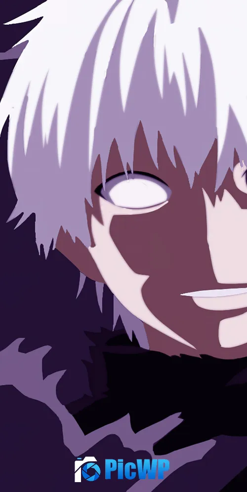 Ken Kaneki Illustration 3K Mobile Wallpaper