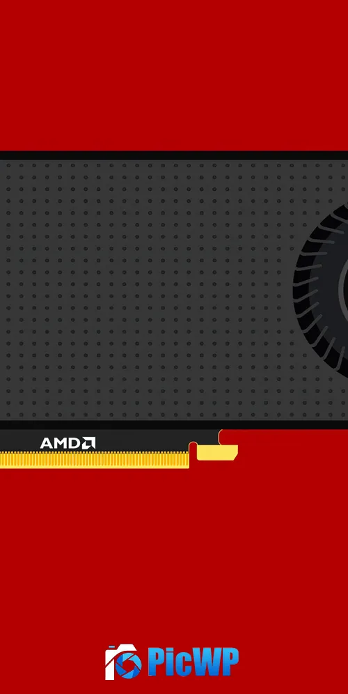 AMD Radeon Graphics card 3K Mobile Wallpaper