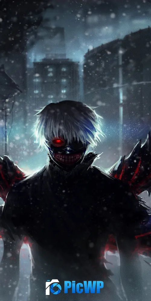 Ken Kaneki 3K Mobile Wallpaper