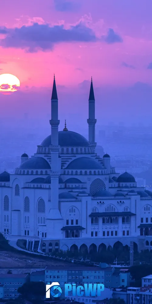 Blue Mosque Turkey 3K Mobile Wallpaper