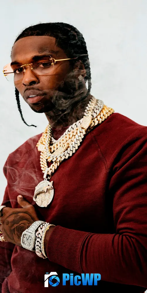 Pop Smoke American rapper 3K Mobile Wallpaper