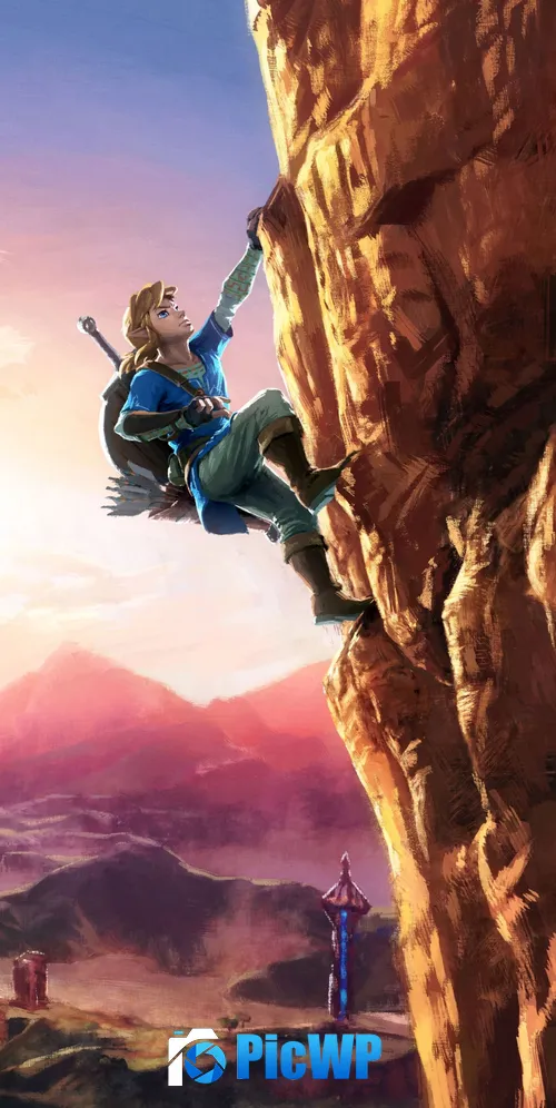 Link The Legend of Zelda: Breath of the Wild 3K Mobile Wallpaper