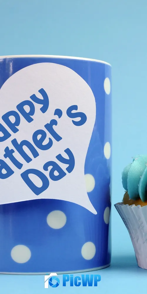 Happy Fathers Day Mug 3K Mobile Wallpaper