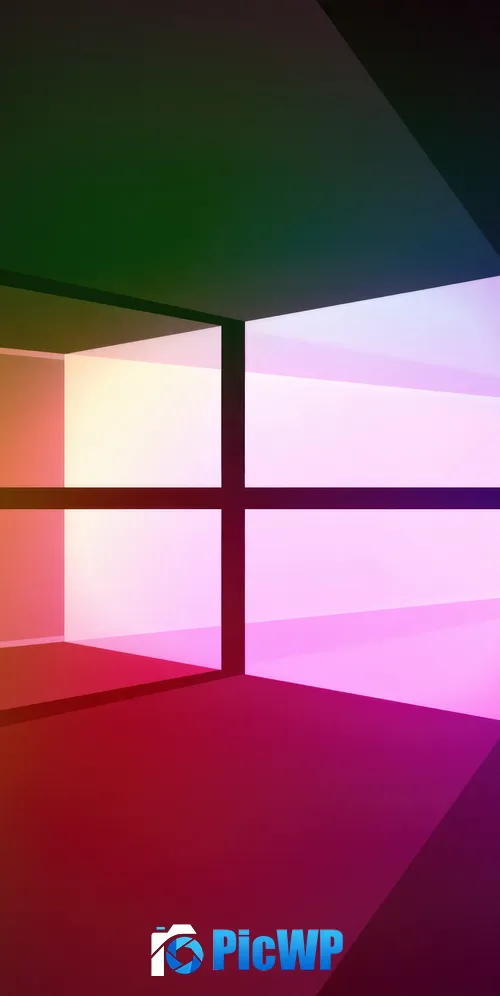 Windows 10 Colorful background 3K Mobile Wallpaper