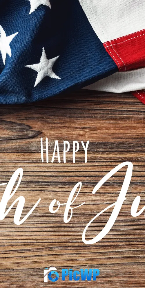 4th of July USA Flag 3K Mobile Wallpaper