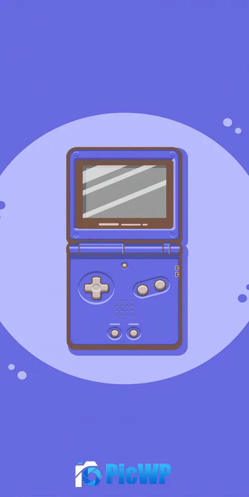 Gameboy SP iPhone 3K Mobile Wallpaper