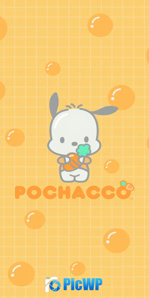 Pochacco iPhone 3K Mobile Wallpaper