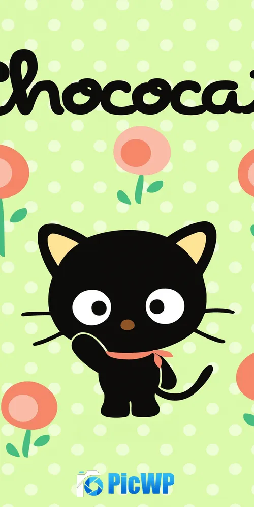 Chococat Cute cartoon 3K Mobile Wallpaper