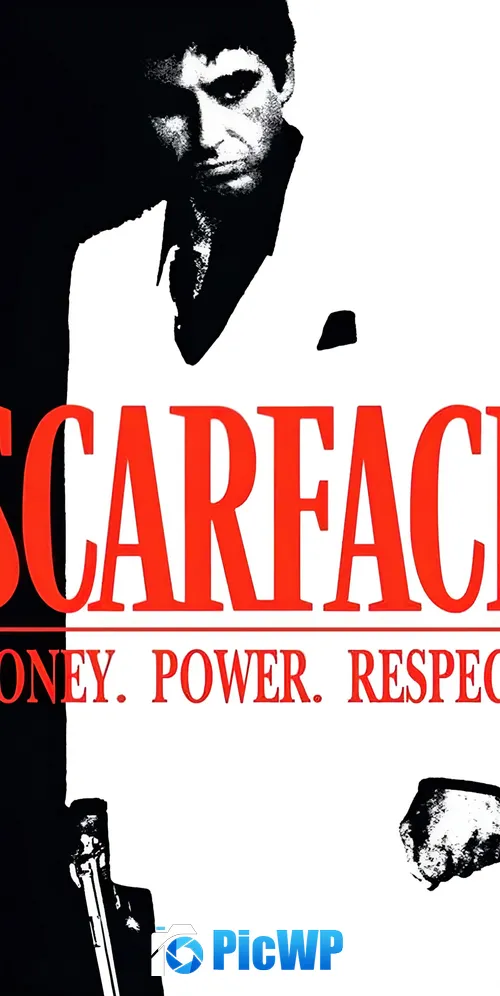 Scarface Al Pacino 3K Mobile Wallpaper
