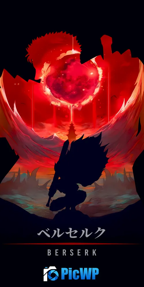Guts Berserk Minimal 3K Mobile Wallpaper