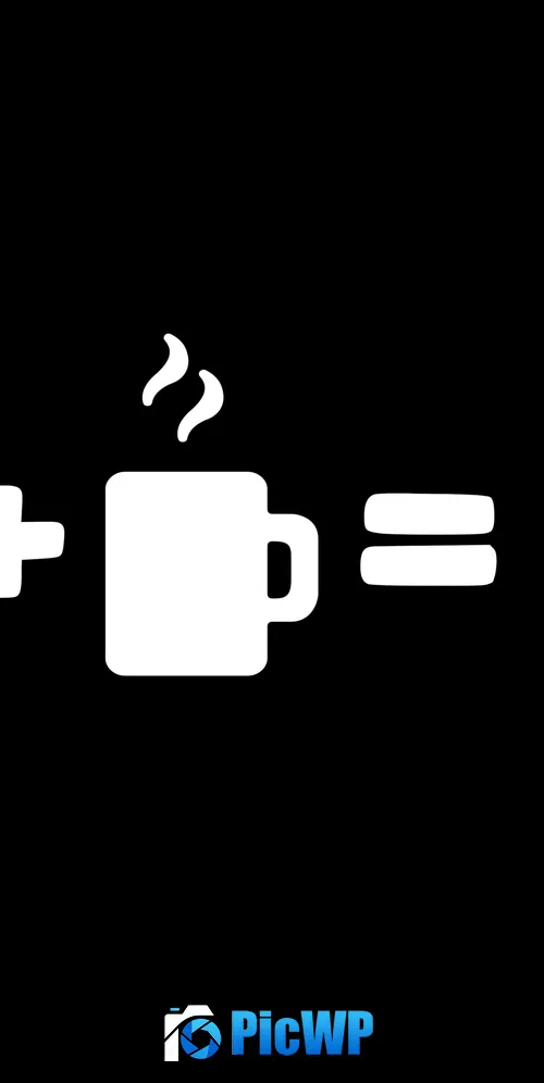 Coffee Laptop 3K Mobile Wallpaper