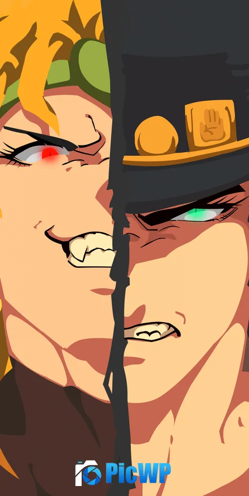 Dio Brando Jotaro Kujo 3K Mobile Wallpaper