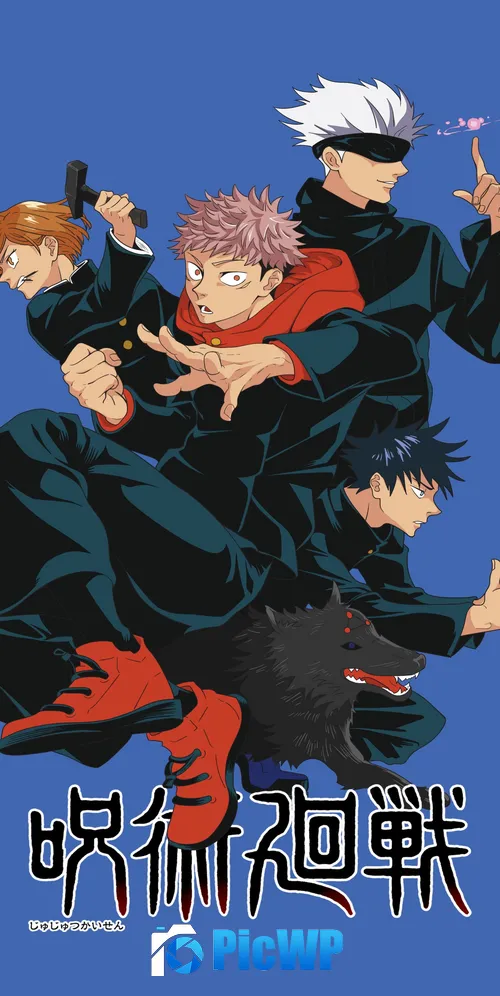 JJK (Jujutsu Kaisen) Characters 3K Mobile Wallpaper