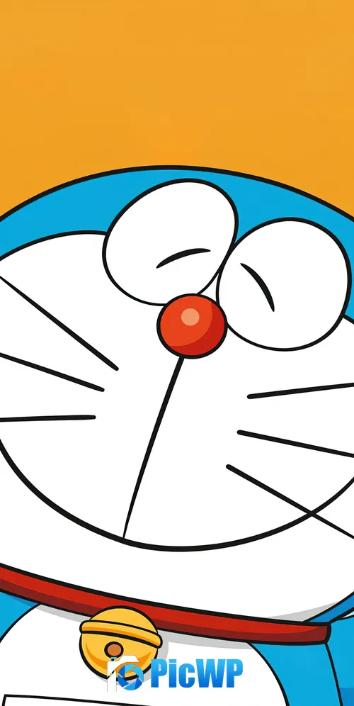 Doraemon Smile 3K Mobile Wallpaper