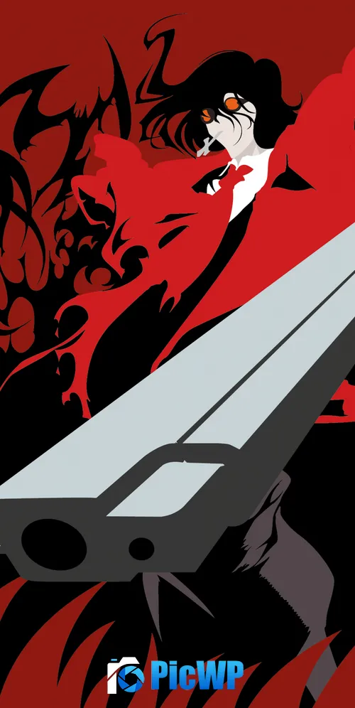 Hellsing Alucard 3K Mobile Wallpaper