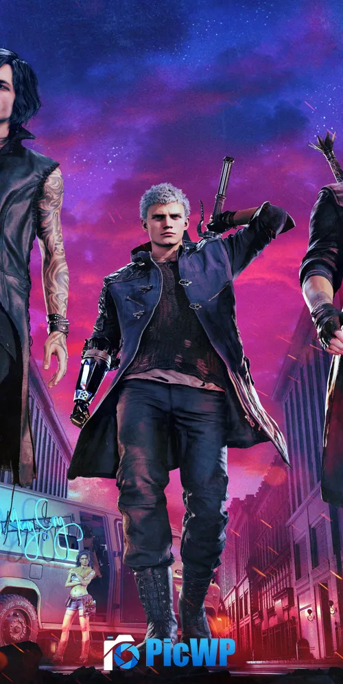 Devil May Cry 5 Game Art 3K Mobile Wallpaper