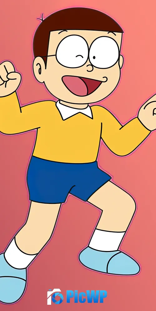 Nobita Doraemon 3K Mobile Wallpaper
