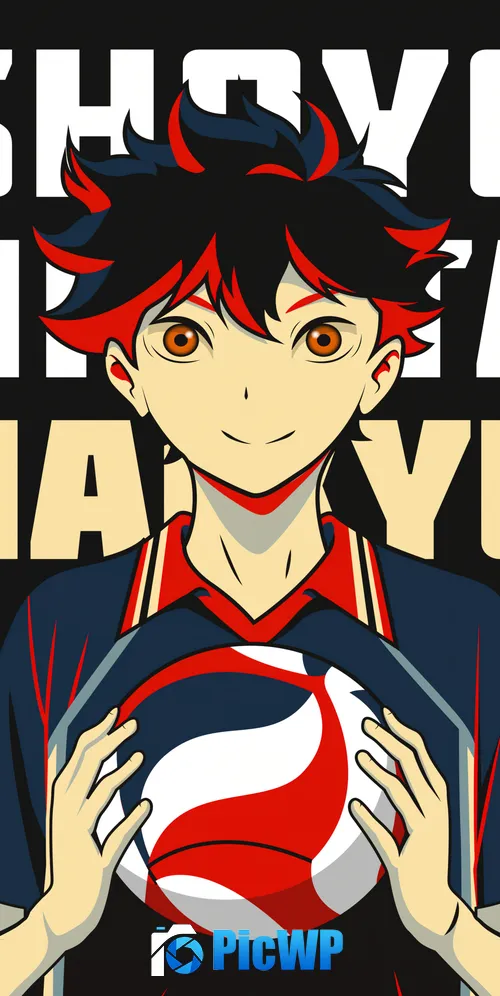 Shoyo Hinata Volleyball 3K Mobile Wallpaper