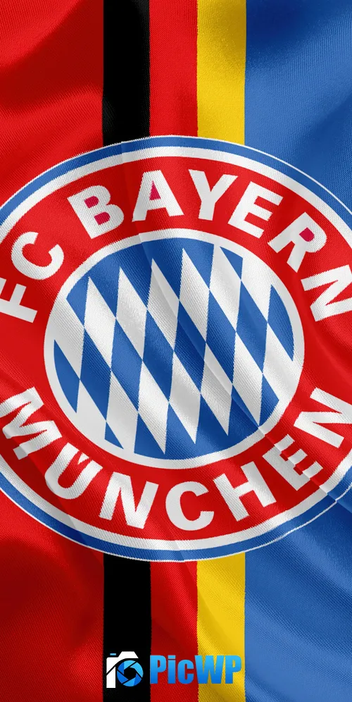 FC Bayern Munich Flag 3K Mobile Wallpaper