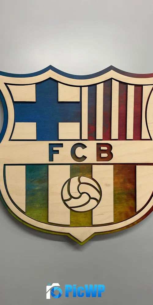 FC Barcelona Badge 3K Mobile Wallpaper