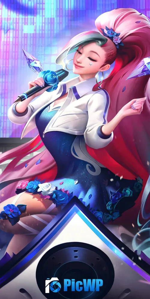 Seraphine KDA 3K Mobile Wallpaper