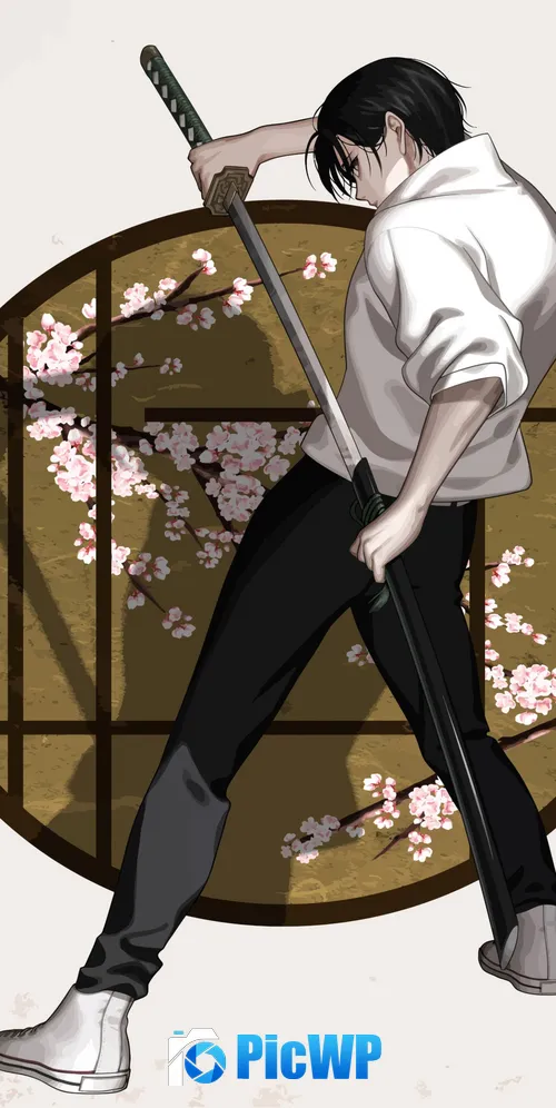 Yuta Okkotsu Katana 3K Mobile Wallpaper
