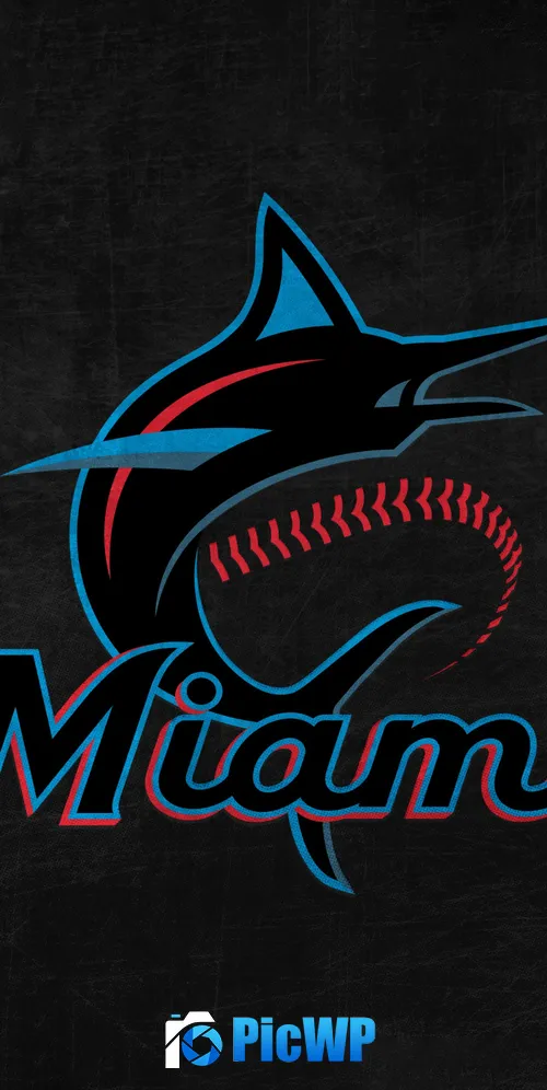 Miami Marlins Baseball team 3K Mobile Wallpaper