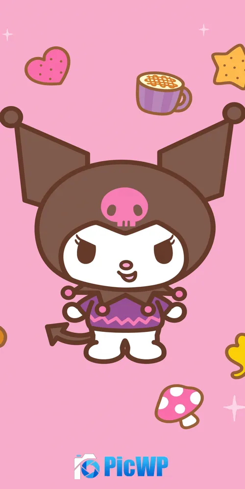 Sanrio Kuromi 3K Mobile Wallpaper