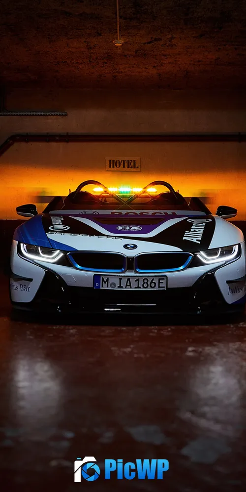 BMW i8 Roadster Formula E Safety Car 3K Mobile Wallpaper