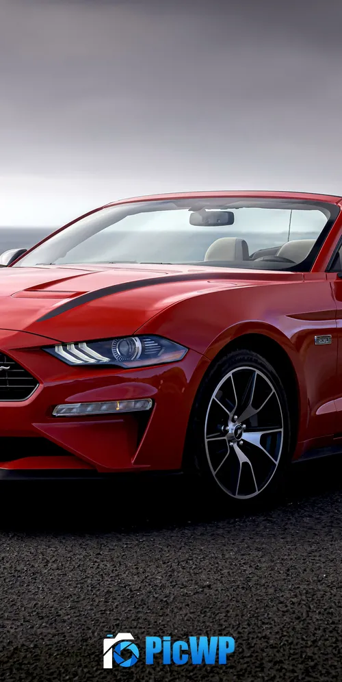 Ford Mustang Ecoboost Convertible 3K Mobile Wallpaper