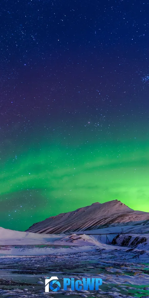 Northern Lights Norway 3K Mobile Wallpaper