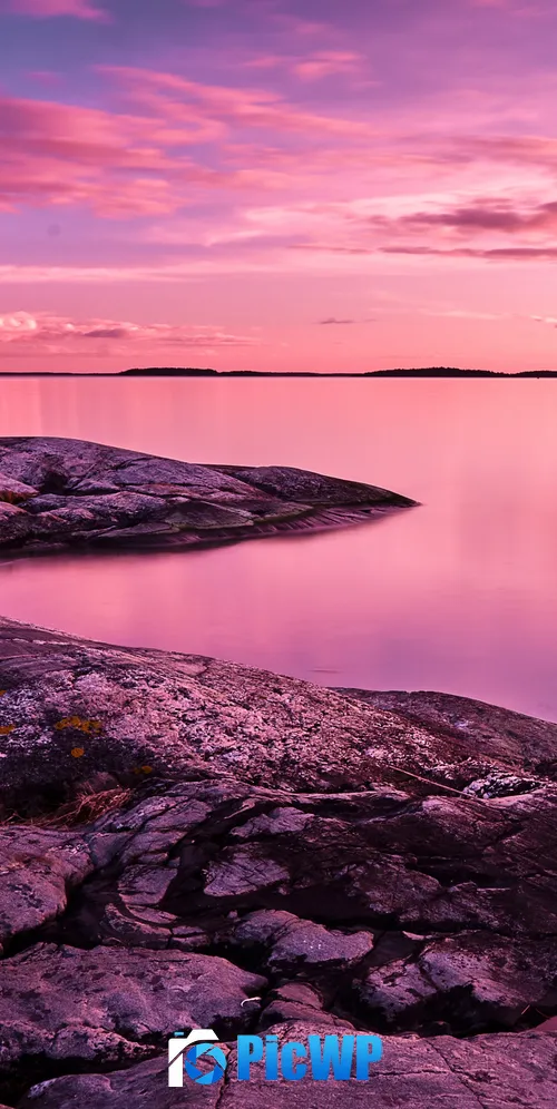 Sunset Scenery 3K Mobile Wallpaper