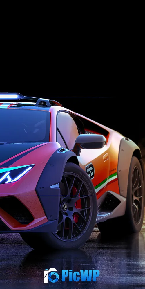 Lamborghini Huracan Sterrato Off-road Racing 3K Mobile Wallpaper