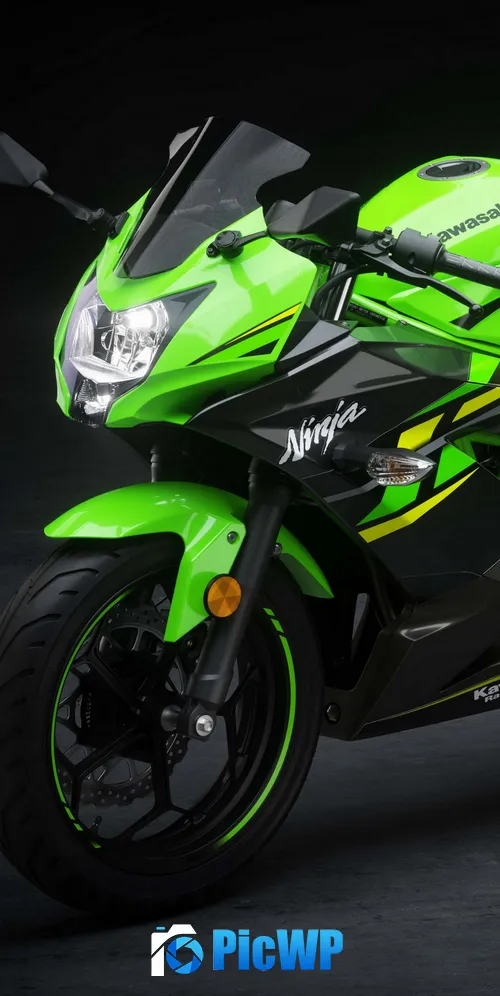 Kawasaki Ninja 125 3K Mobile Wallpaper