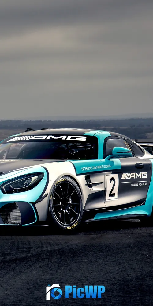 Mercedes-AMG GT4 3K Mobile Wallpaper