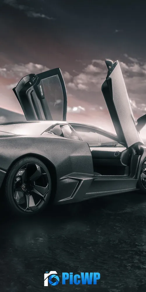 Lamborghini Reventon Jet fighter 3K Mobile Wallpaper