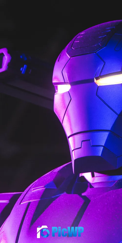 War Machine Neon 3K Mobile Wallpaper