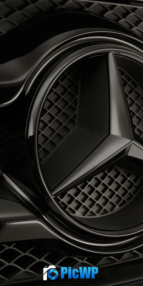 Mercedes Benz X Class Logo 3K Mobile Wallpaper