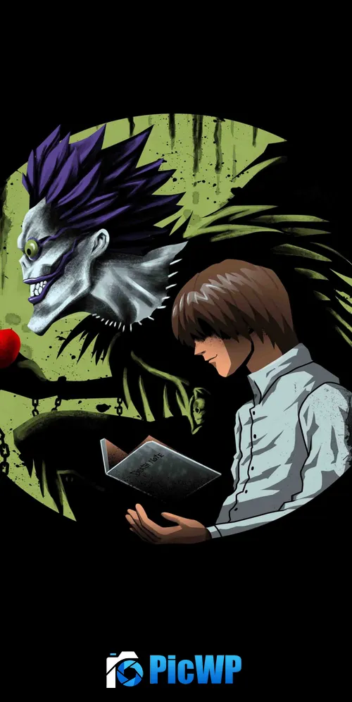 Light Yagami Death Note 3K Mobile Wallpaper