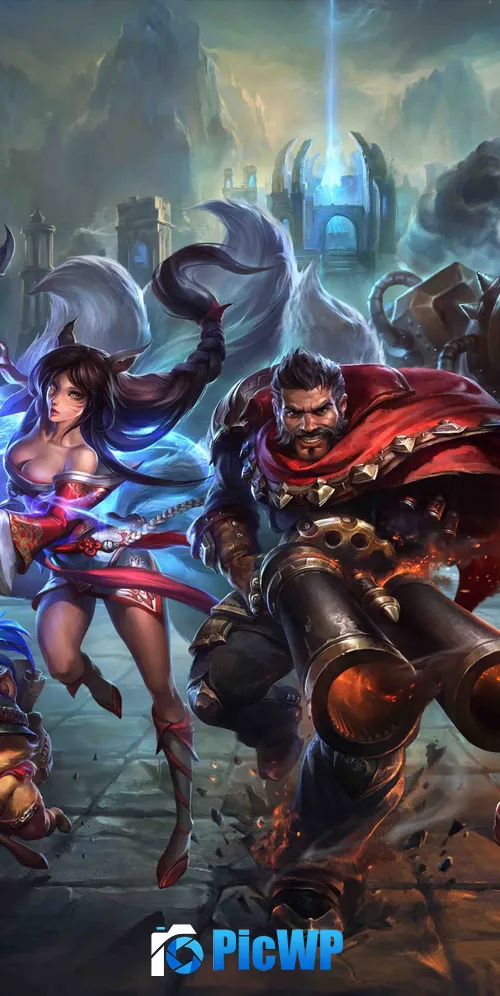 League of Legends Game Art 3K Mobile Wallpaper