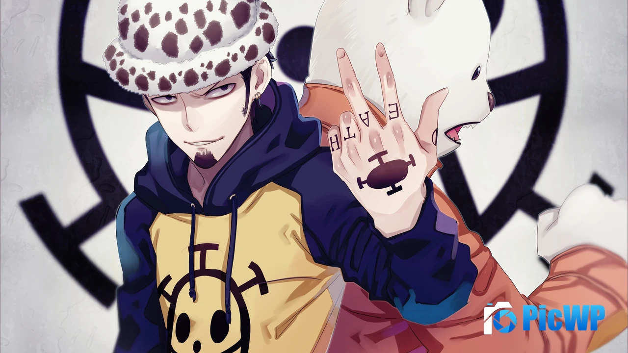 Trafalgar Law Bepo 4K PC Wallpaper