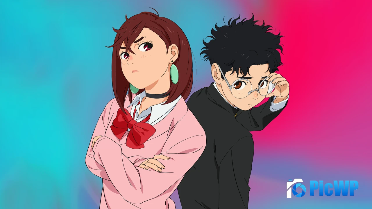 Momo (Dandadan) Ken Takakura 4K PC Wallpaper