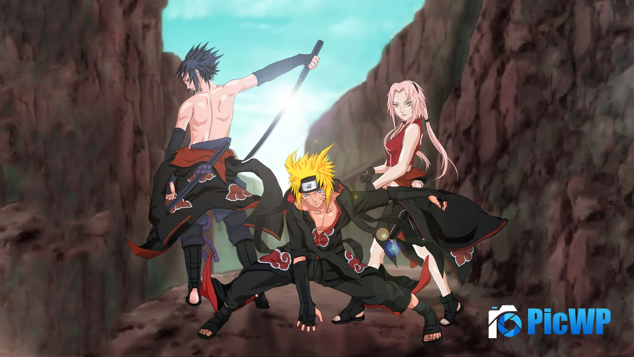 Sasuke Naruto Sakura 4K PC Wallpaper