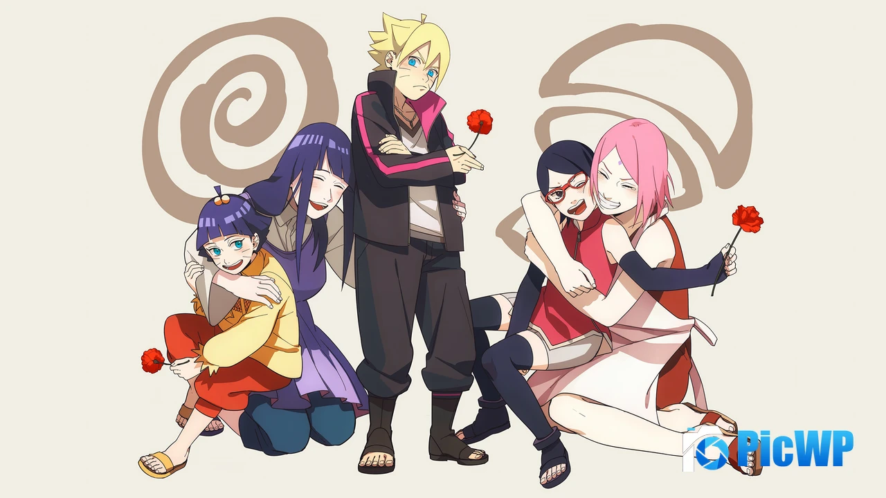 Boruto: Naruto the Movie Character art 4K PC Wallpaper