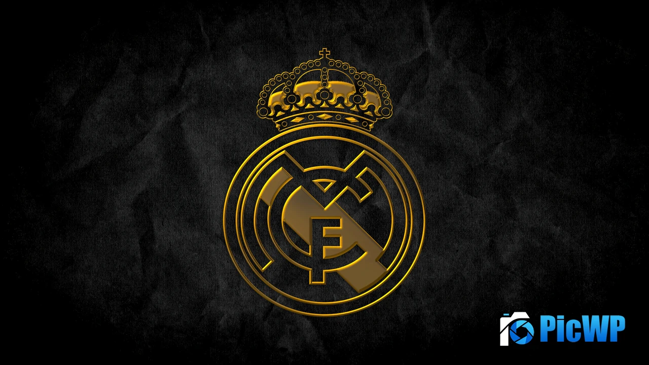 Real Madrid CF Dark background 4K PC Wallpaper