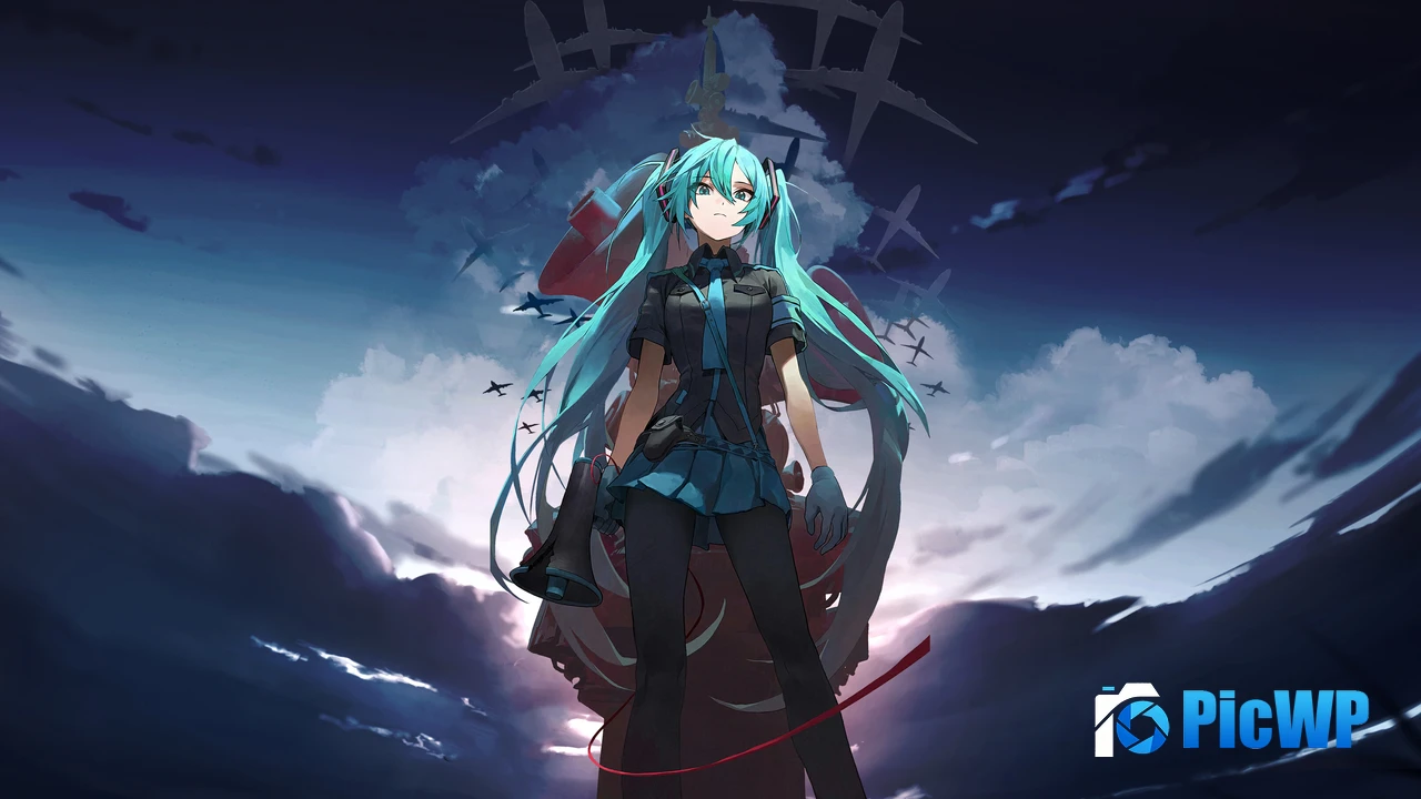 Hatsune Miku War 4K PC Wallpaper
