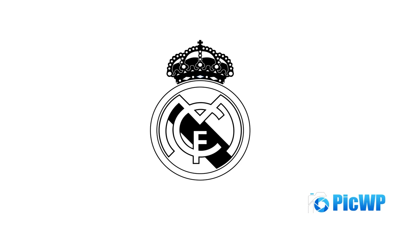 Real Madrid CF Logo 4K PC Wallpaper