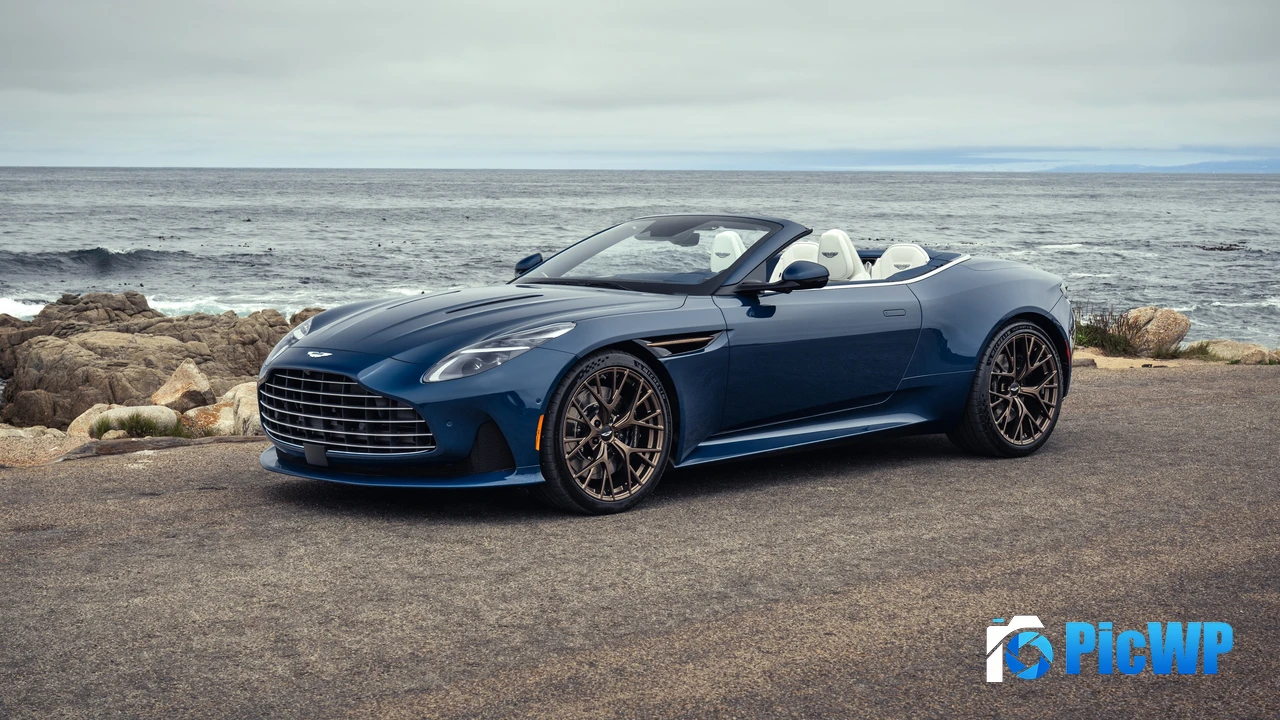 Q by Aston Martin DB12 Volante Thrillseeker 4K PC Wallpaper