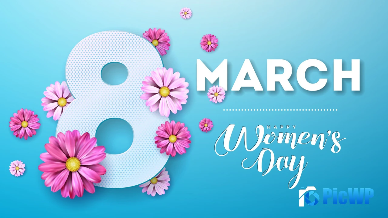 March 8th Illustration 4K PC Wallpaper