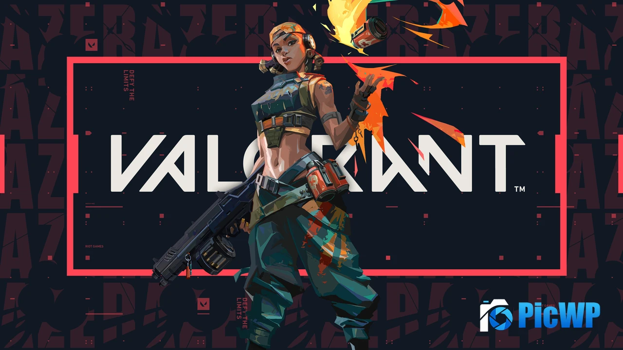 Raze (Valorant) 4K PC Wallpaper